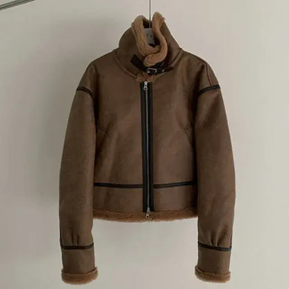 Leather Cotton Coat For Men's Winter Korean Style